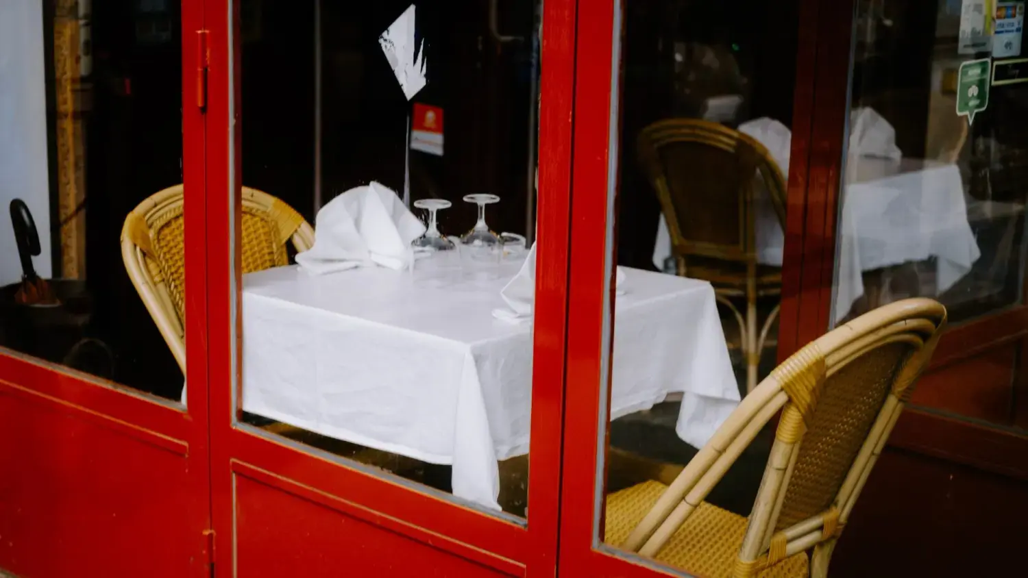 Restaurant storefront exterior